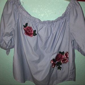 Off the shoulder shirt